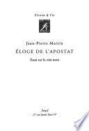 Éloge de l'apostat