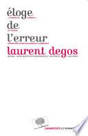 Éloge de l'erreur