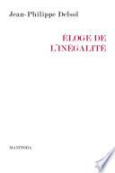 Éloge de l'inégalité