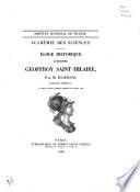 Éloge historique d'Étienne Geoffroy Saint-Hilaire