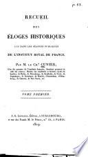 Éloge historique de Louis G. me Lemonnier