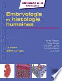 Embryologie et histologie humaines