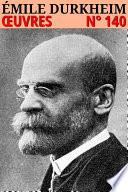 Émile Durkheim - Oeuvres
