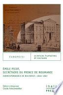 Émile Picot, secrétaire du prince de Roumanie