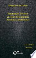 Emmanuel Lévinas et Henri Meschonnic
