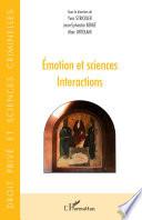 Émotion et sciences