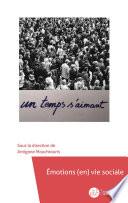 Emotions (en) vie sociale