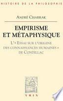 Empirisme et métaphysique