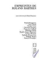 Empreintes de Roland Barthes