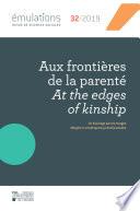 Émulations n° 32 : Aux frontières de la parenté