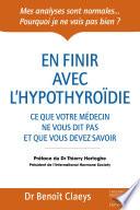 En finir avec l'hypothyroïdie