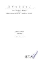 Encomia Bulletin Bibliographique de la Société International de Littérature Courtoise