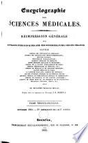 Encyclographie des sciences médicales
