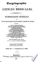 Encyclographie des sciences médicales