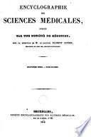 Encyclographie des sciences médicales