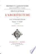 Encyclopédie de l'architecture et de la construction