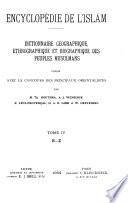 Encyclopédie de l'Islām