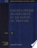 Encyclopédie de sécurité et de santé au travail