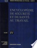 Encyclopédie de sécurité et de santé au travail