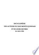 Encyclopédie des auteurs du pays Montluçonnais et de leurs œuvres (de 1440 à 1994)