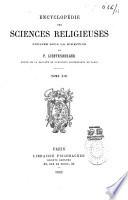 Encyclopédie des sciences religieuses