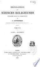 Encyclopédie des sciences religieuses
