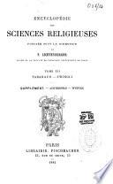 Encyclopédie des sciences religieuses