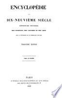 Encyclopédie du dix-neuvième siècle