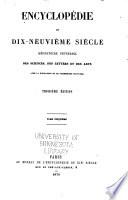Encyclopédie du dix-neuvième siècle