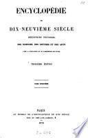 Encyclopédie du dix-neuvième siècle