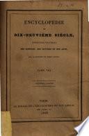 Encyclopedie du dix-neuvieme siecle repertoire universel des sciences, des lettres et des arts, avec la biographie de tous les hommes celebres