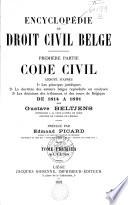 Encyclopédie du droit civil belge