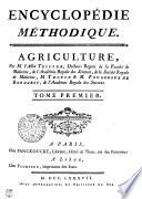ENCYCLOPÉDIE MÉTHODIQUE. AGRICULTURE.
