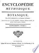 Encyclopédie méthodique botanique