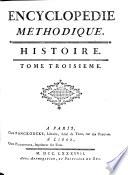 Encyclopédie méthodique. Histoire