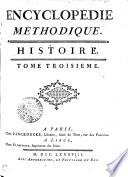 Encyclopédie méthodique. Histoire