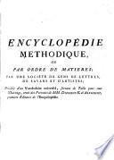 Encyclopédie méthodique