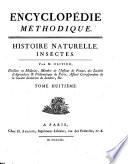 Encyclopédie méthodique: Insectes