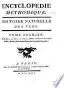 Encyclopedie methodique, ou par ordre de matières: Histoire naturelle