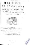 Encyclopédie Méthodique, Ou Par Ordre De Matieres