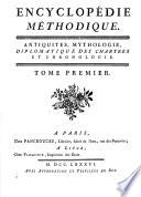 Encyclopédie Méthodique, Ou Par Ordre De Matieres