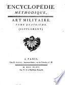 Encyclopédie Méthodique, Ou Par Ordre De Matieres