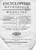 Encyclopédie méthodique, ou, par ordre de matières