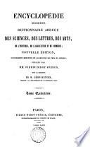 Encyclopédie moderne [by E.M.P.M.A.Courtin]. [With] Atlas