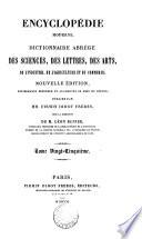 Encyclopédie moderne [by E.M.P.M.A.Courtin]. [With] Atlas