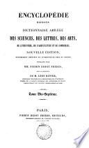 Encyclopédie moderne [by E.M.P.M.A.Courtin]. [With] Atlas