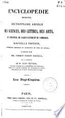 Encyclópedie moderne, dictionnaire abrégé des sciences, des lettres, des arts, de l'industrie, de l'agriculture et du commerce