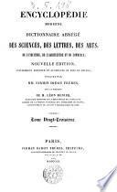 Encyclopédie moderne Dictionnaire abregé des sciences, des lettres, des arts, de l'industrie, de l'agriculture et du commerce publiée par MM. Firmin Didot frères
