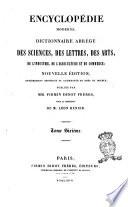 Encyclopédie moderne dictionnaire abregé des sciences, des lettres, des arts, de l'industrie, de l'agriculture et du commerce publiée par mm. Firmin Didot frères