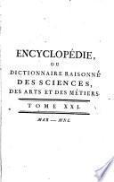 Encyclopédie, ou Dictionnaire raisonné des sciences, des arts et des métiers